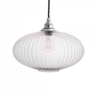 Henley Ellipse Glass Pendant Light with Small Cap